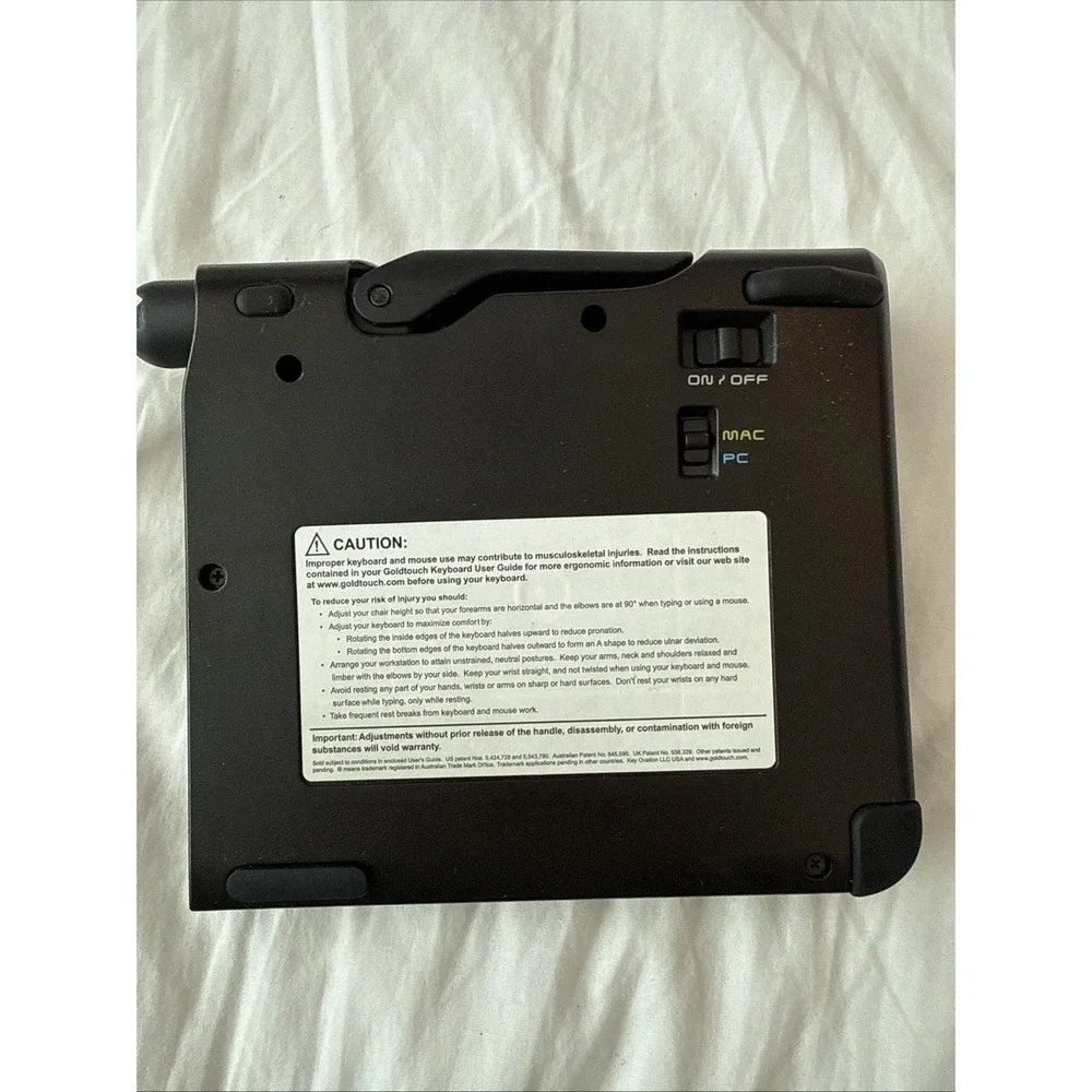 Goldtouch Keyboard SK-2770 Wireless Bluetooth Adjustable Ergonomic Tested